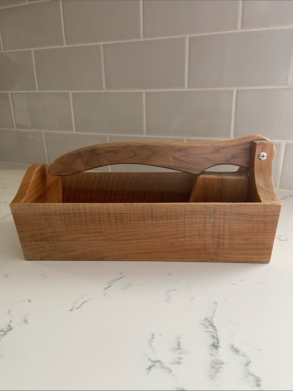 Vintage Wood Lever Nutcracker with Shell Catcher Tray